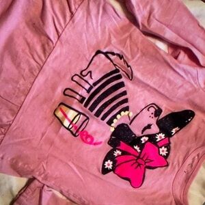 Peplum fancy dog sleeve shirt